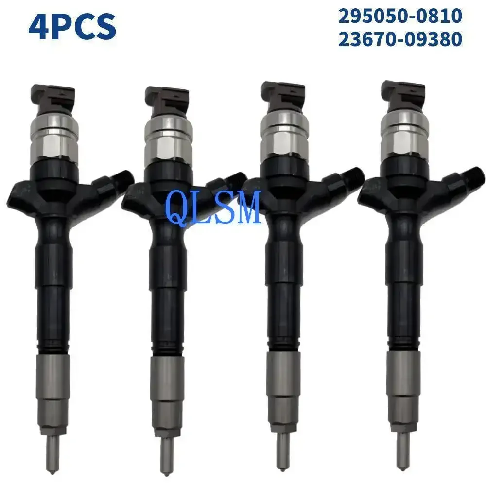 

4 new high-quality diesel diesel fuel injectors Auto parts 295050-0810 23670-09380 2370-0L110