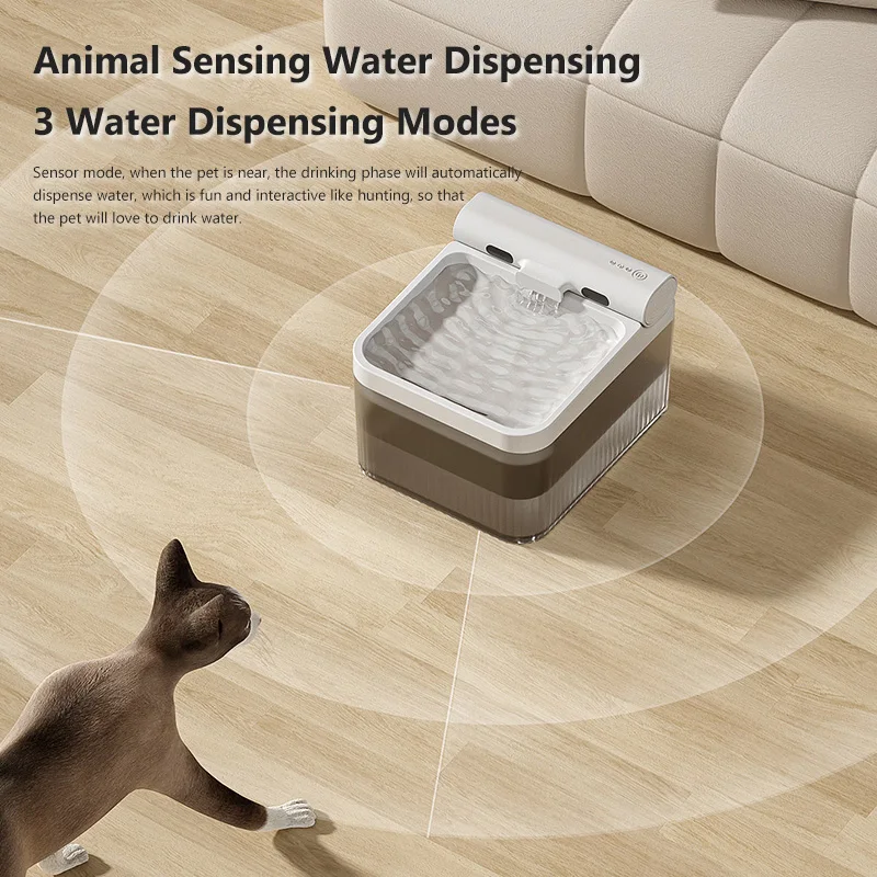 4L Cat Water Fountain Automatic Filter USB Electric Mute Cats Dog Water Dispenser Auto Sensor Silent Pet Drinking Water Fountain