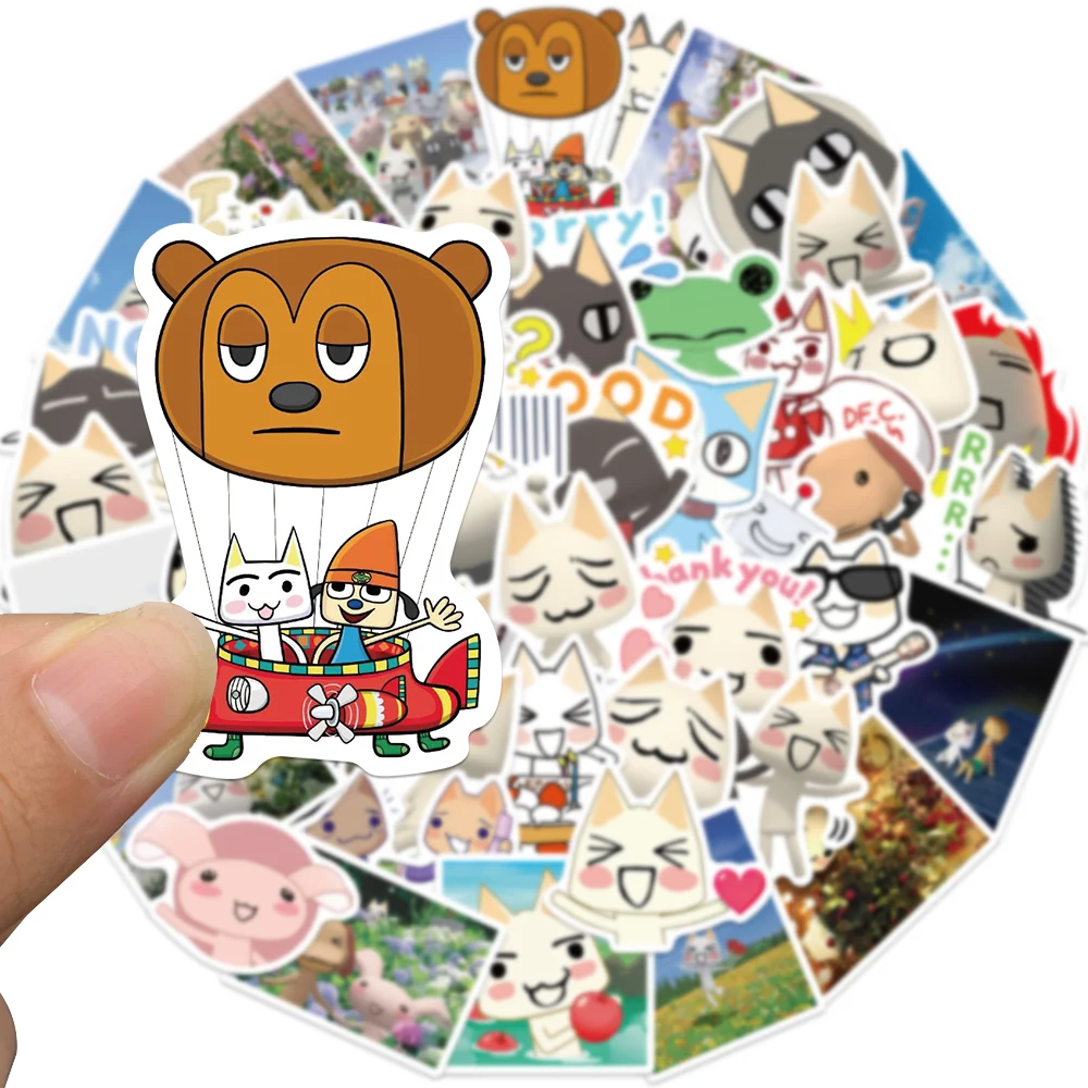 50PCS Duoluo Cat Inoue Toro Stickers Reward Gift Packaging Home Decoration Laptop Living Room Creative Photocard Luggage Decor