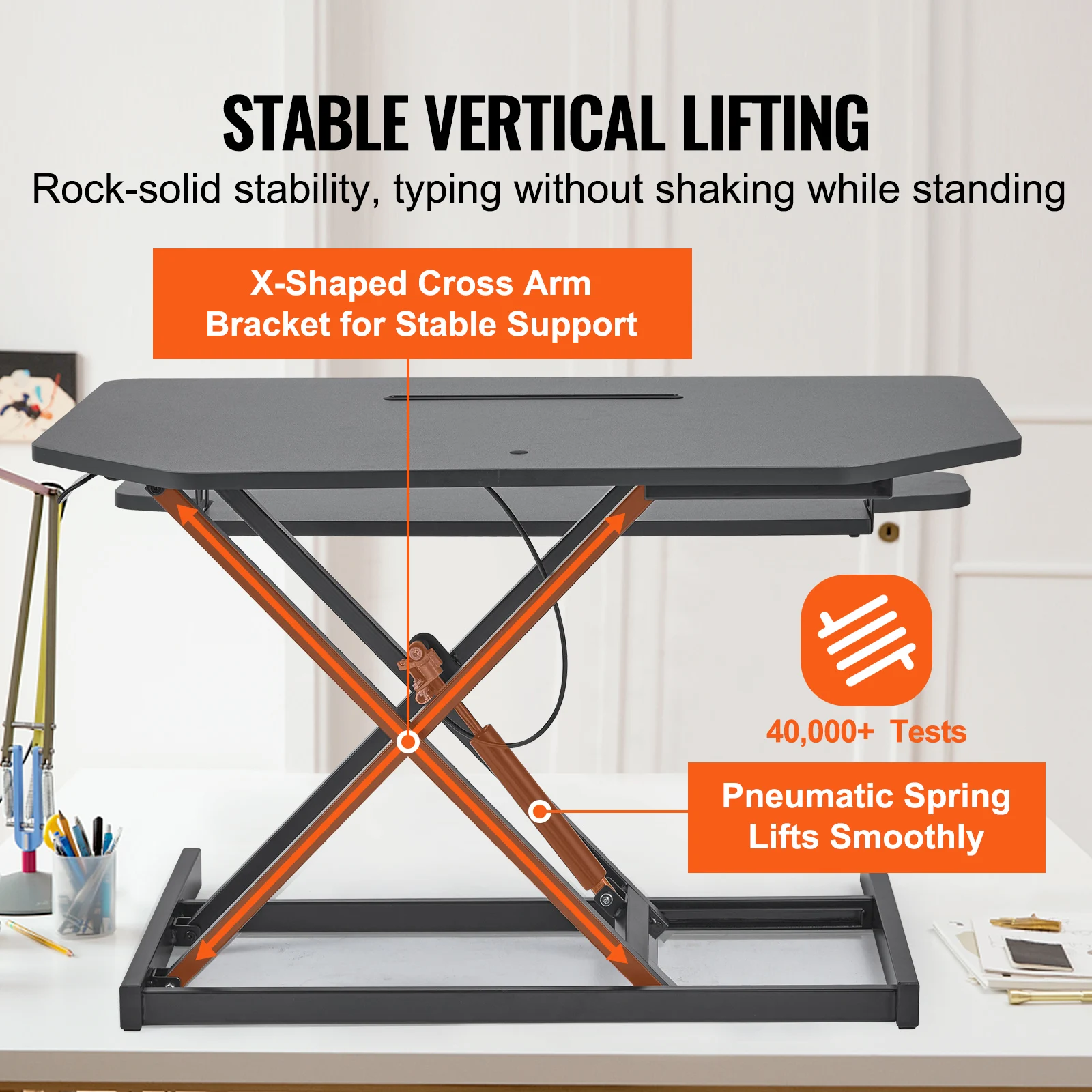 VEVOR Double-Layer Standing Desk Converter 36\