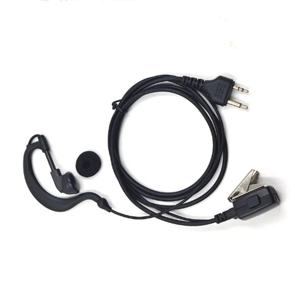 

2Pcs Ear Hook PTT Earpiece Headset Earphone for Midland Portable Radios GXT650 GXT550 GXT1050VP4 G5 G7 G9 G225 Walkie Talkie