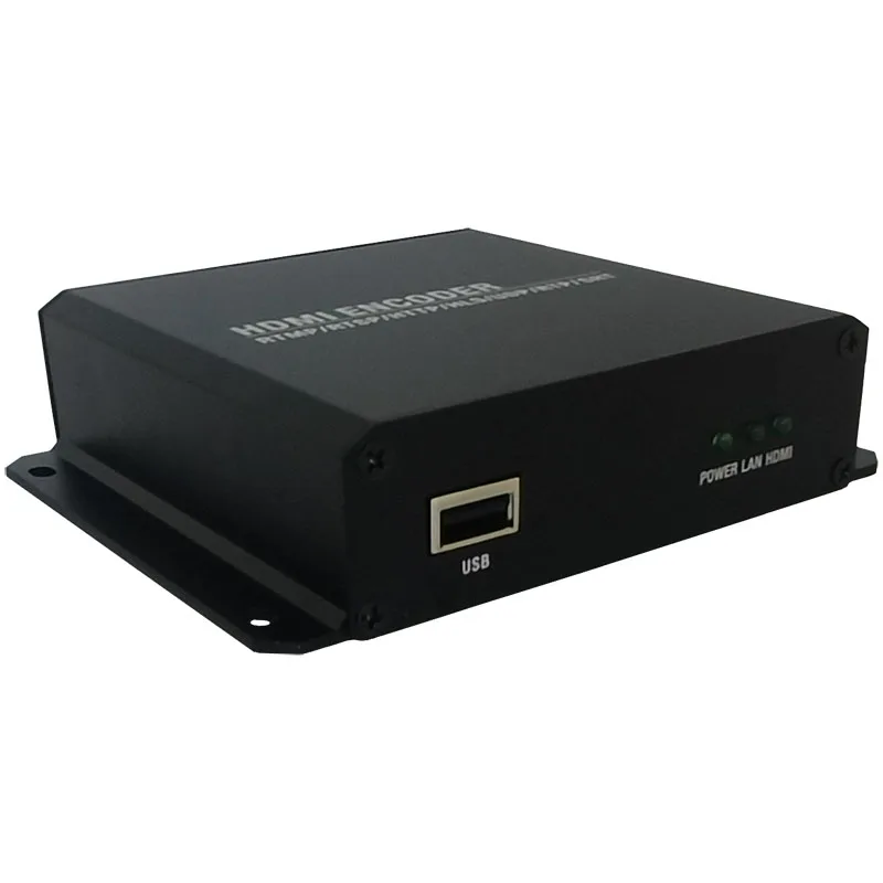 HD HDMI To IP H264 H265 USB Video Streaming Media SRT HLS RTMP UDP IPTV Encoder For Facebook Youtube