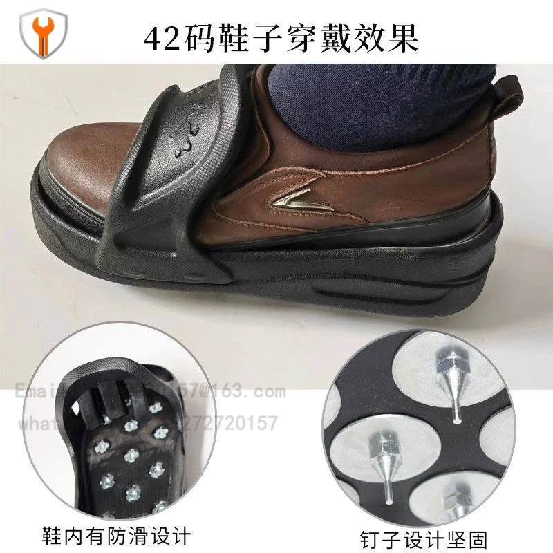 Flexible Nail Shoes for Epoxy Floor Coating Epoxy Coating Self Leveling Cement EVA Soft Material Large-sized Nail Length of 20MM