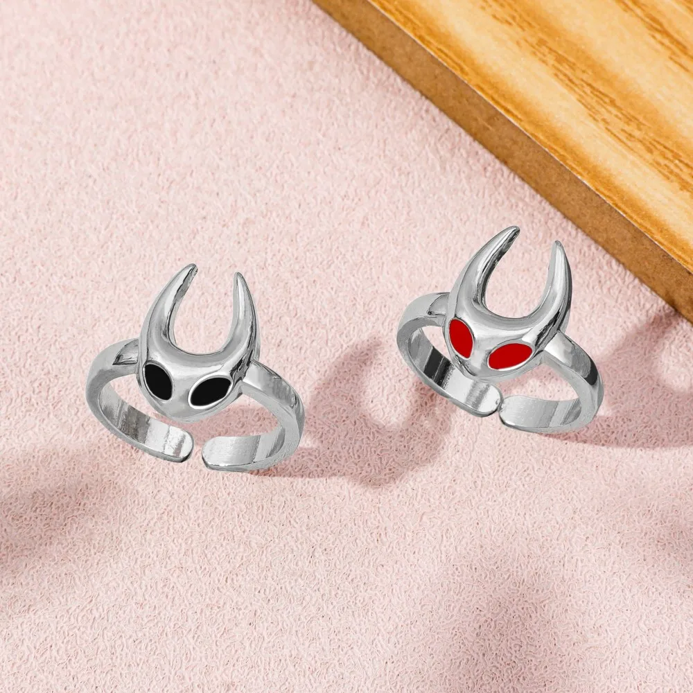 لعبة جوفاء فارس حلقات Silksong Kawaii الدبور نموذج خواتم مفتوحة لمحبي احتفال الملحقات الهدايا