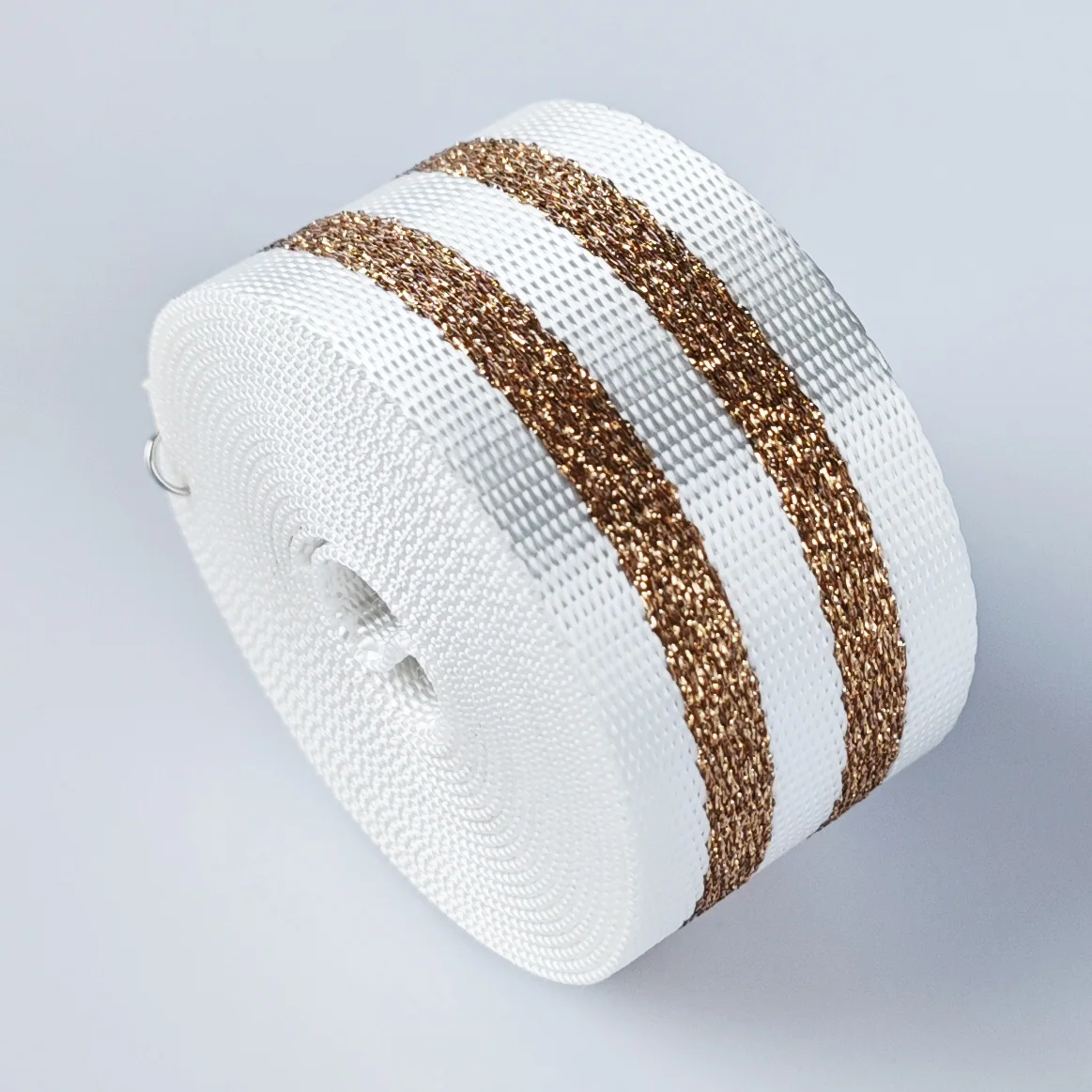 3 Yard 1,5 inch/3,80 cm Lurex Strip Jacquard Nylon Webbing Band voor Handtas DIY knutselen