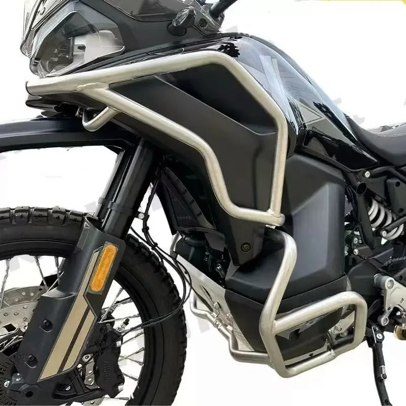 

For Cfmoto 800MT-X Silver Motorcycle Accessories Upper Crash Bar Engine Protection Bar
