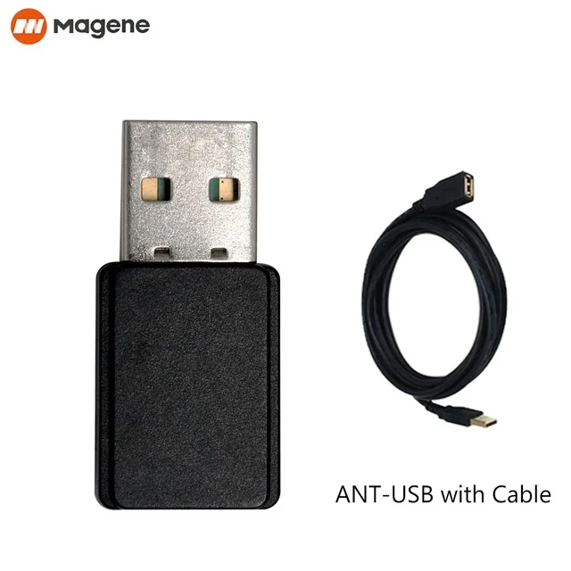 MAGENE ANT+ Trasmettitore Ricevitore USB Compatibile con Garmin VENDITA Computer da bicicletta USB ANT Stick Sensore di cadenza di velocità Bluetooth