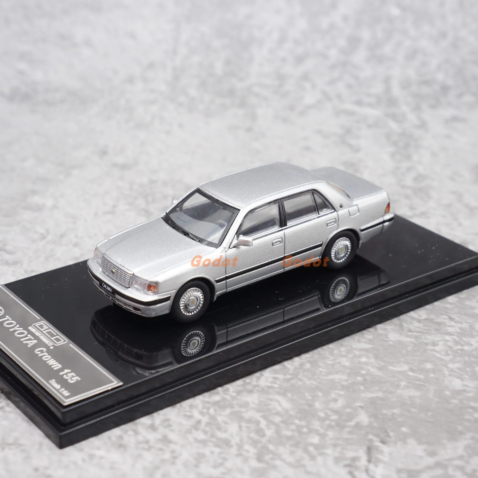 gcd-1-64スケール-ダイキャスト合金製-グレー-トヨタ-クラウン-セダン-おもちゃの車-モデル-クラシック-ノスタルジア-大人向けギフト-記念品-静的ディスプレイ
