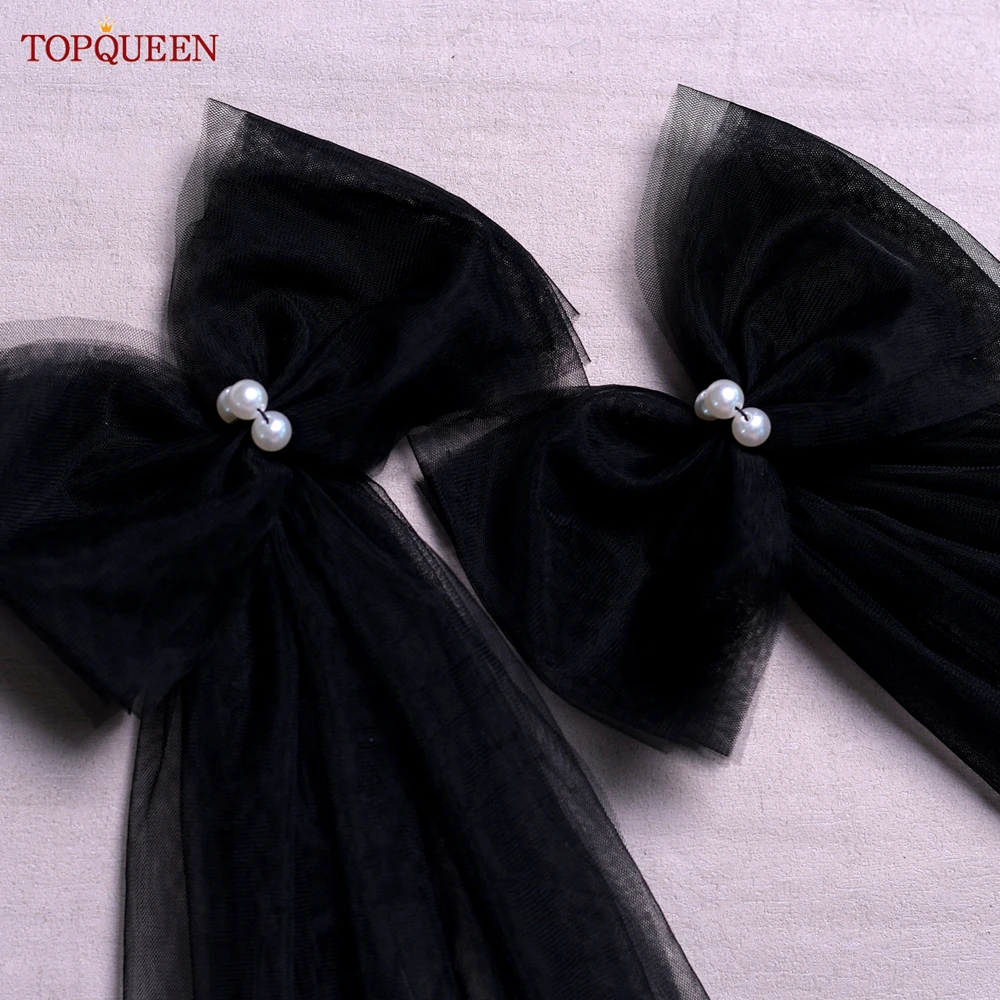 TOPQUEEN G34 Cappotto da festa Bowknot Scialli e involucri da donna Elegante giacca da sposa Mantello con mantello Bolero da donna personalizzabile