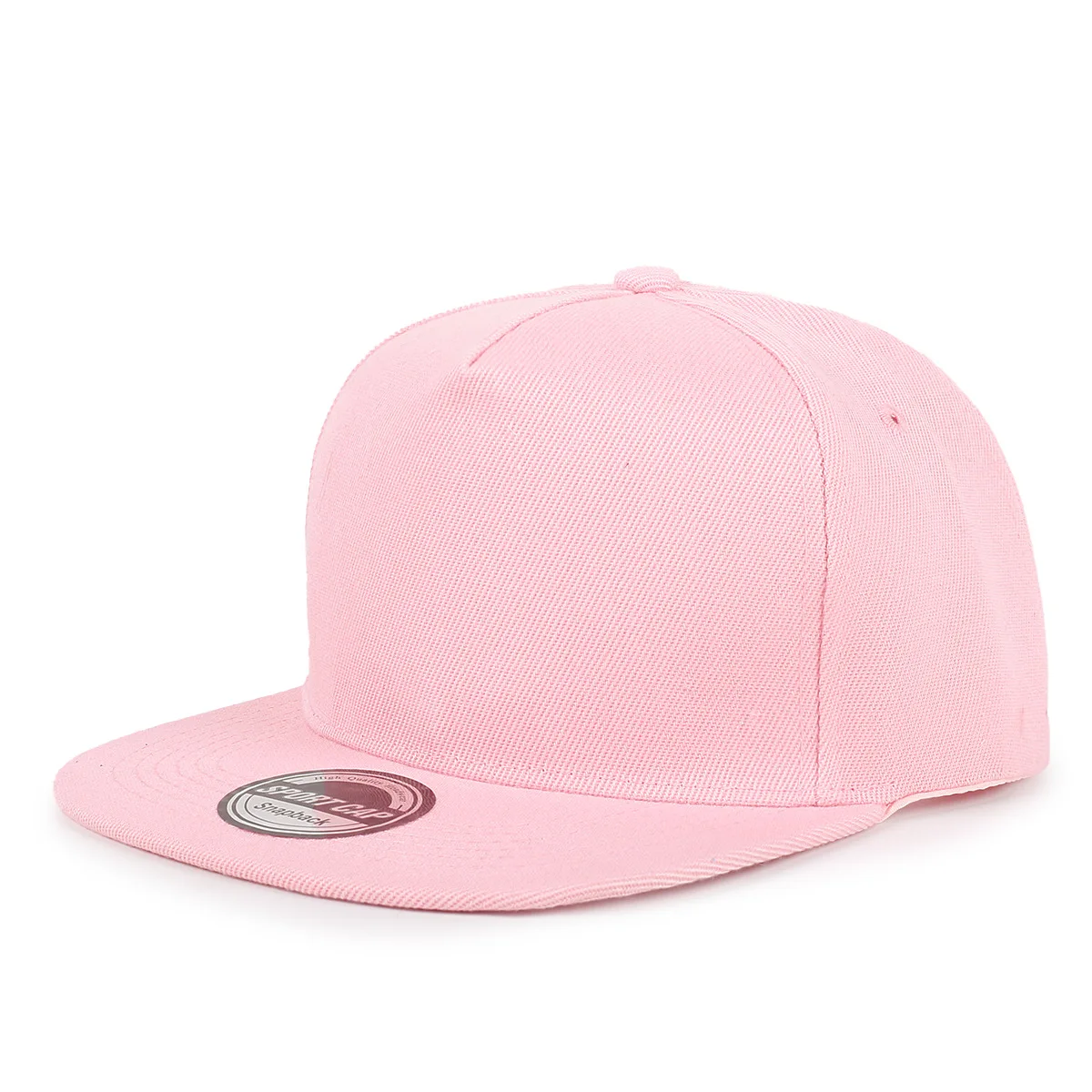 Individuell bedrucktes Logo, einfarbig, flache Traufe, Snapback-Kappen, Sonnenschutz-Baseballkappe, geeignet für Männer und Frauen – Detail 2