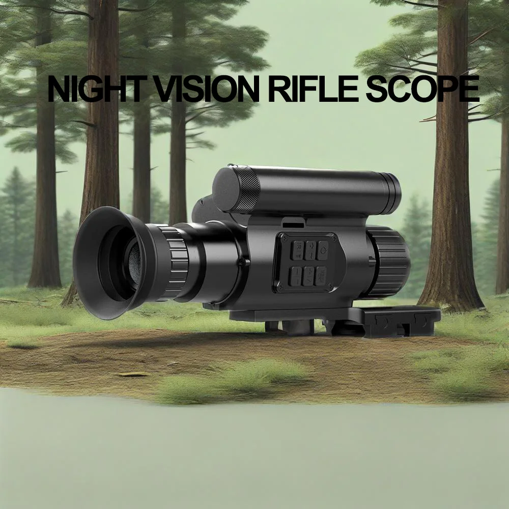 

New NV075 Clip-on Night Vision Scope Monocular 1080P HD Video Camera Crosshair Cursor Target Position for Hunting and Camping
