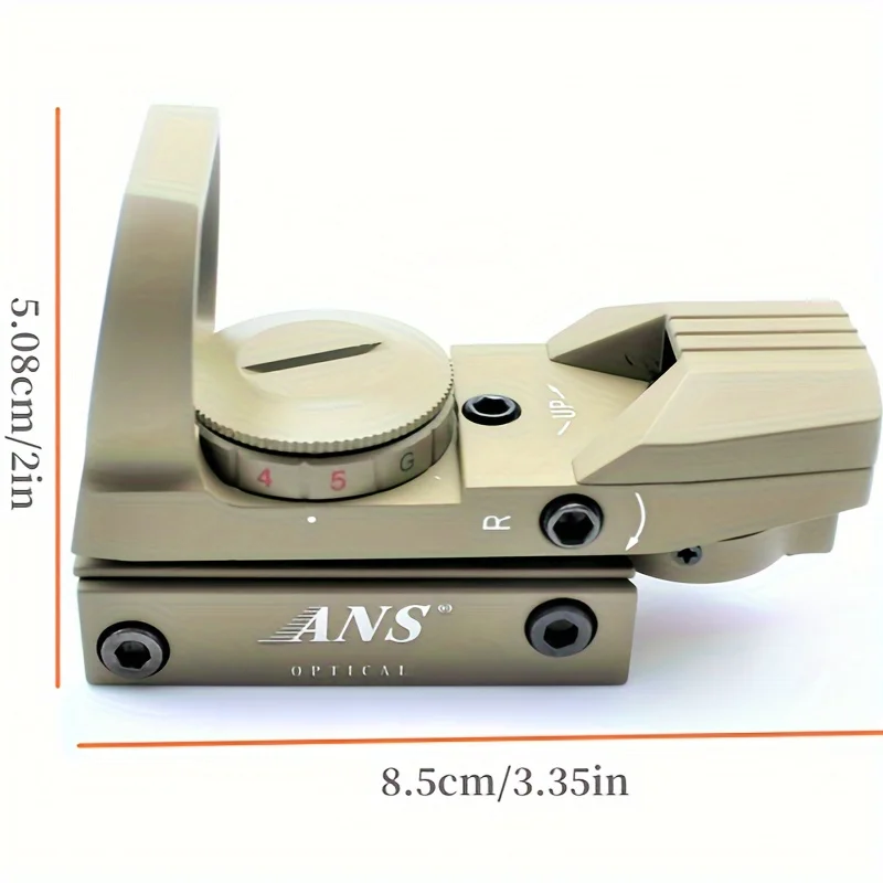 レールマウント付き戦術ホログラフィックリフレクティブサイト、4枚のレチクル