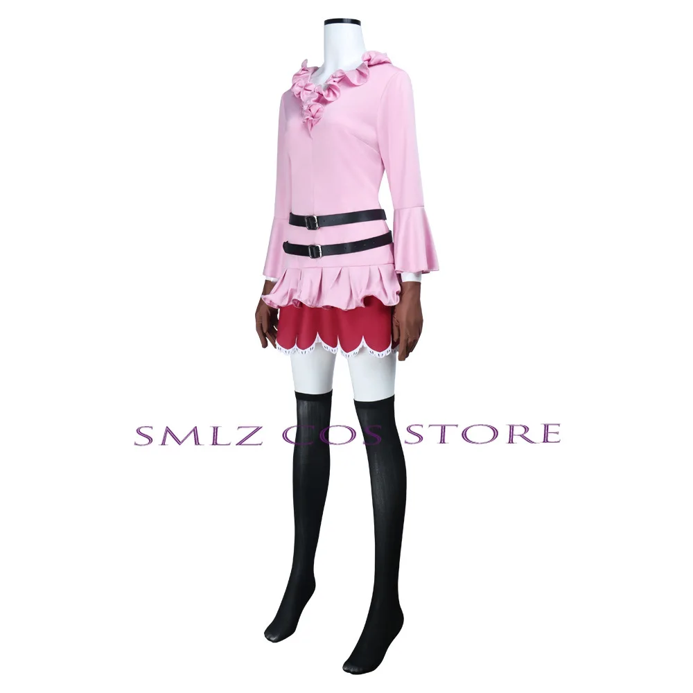 Anime Koala Cosplay Costume Woman Koala Pink Dress Hat Sexy Uniform Wig Set Halloween Carnival Party Play Outfit for Women view 3