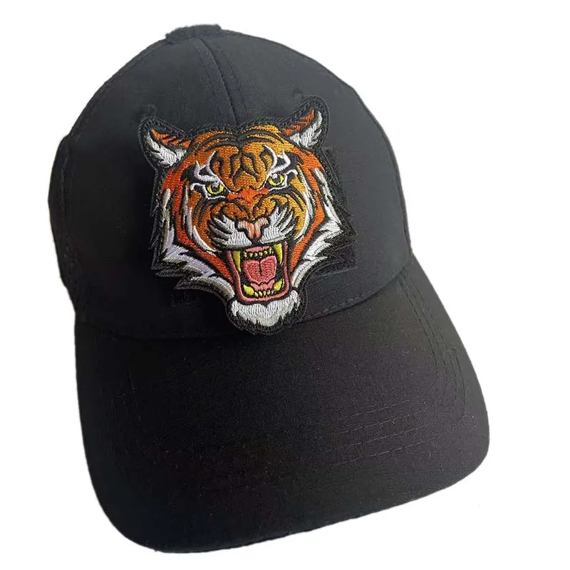 الدب، القرش، النمر، الذئب، بطة النسيج شارات المطرزة زين هوك وحلقة بقع، ملصقات عسكرية مضحكة الشعار التكتيكي #5