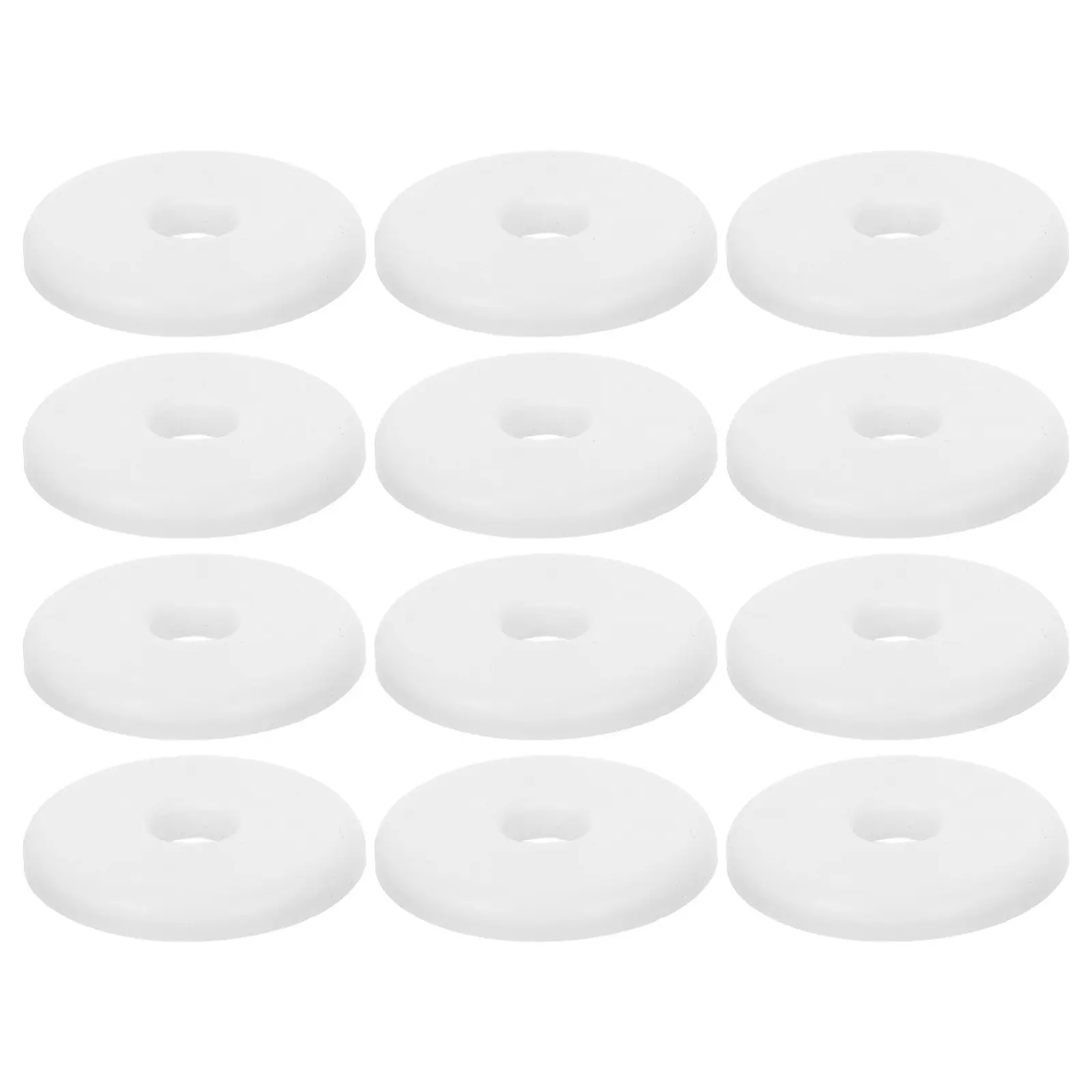 Radiator Pipe Collars 12 Pcs Wall Cover Rings Plumbing Flange Covers for Angle Valves and Water Pipes