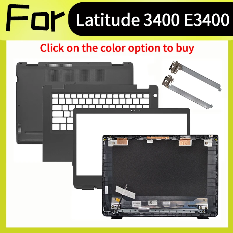 

Black Laptop Accessorie 0H02YK 0NFPP9 For Latitude 3400 E3400 Replacement Housing Case