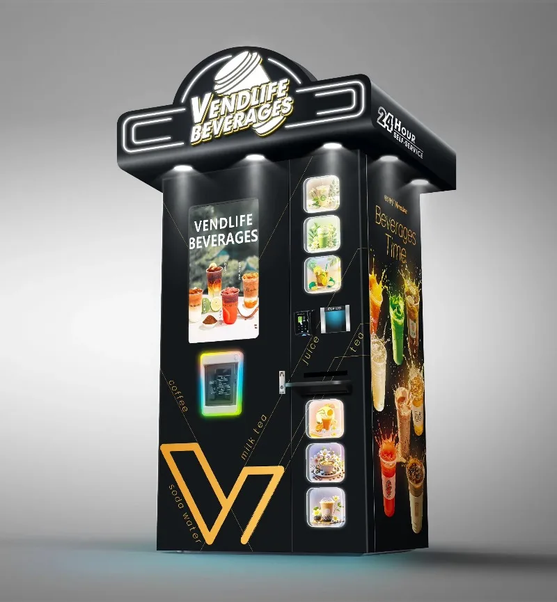 Customized Instant Coffee Beverage Vending Machine Automatic Self-Service Juice Dispenser for Offices Schools and Businesses