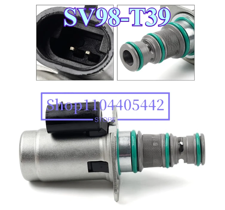 

12V 24V 2types Plug Solenoid Valve SV98-T39 25/222913 25222913 25-222913 25MM3127 25/MM3127 for JCB Backhoe Loader