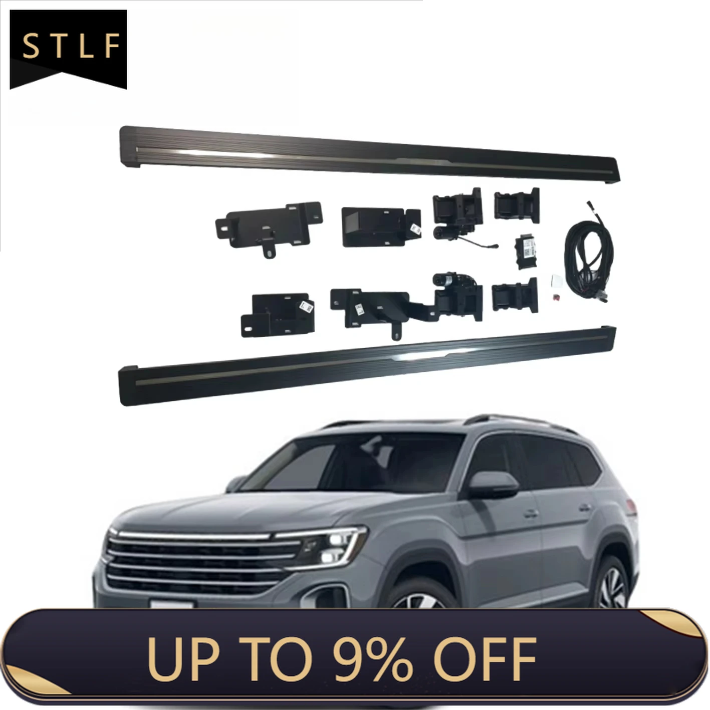 

Electric Running Boards Retractable Aluminum Alloy Anti Slip Automatic For Teramont Atlas CA1 SUV Side Steps with Car