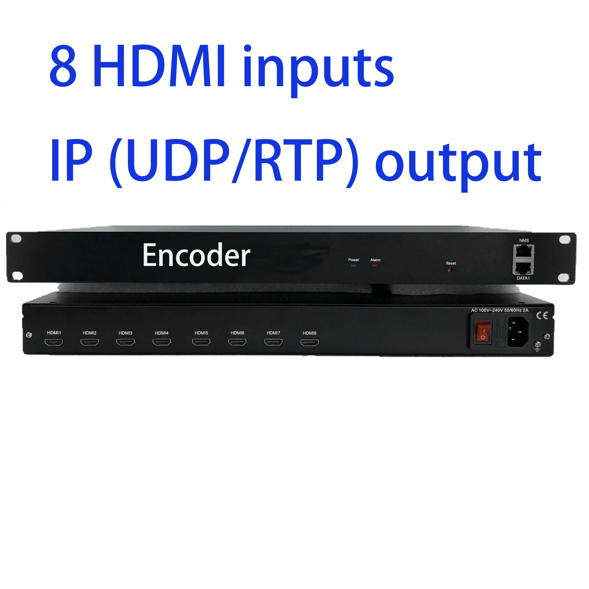 

4/8 HDMI to IP/ASI encoder, 1080P Multi-Channel encoder, HDMI input and IP output, HDMI to IP encoder