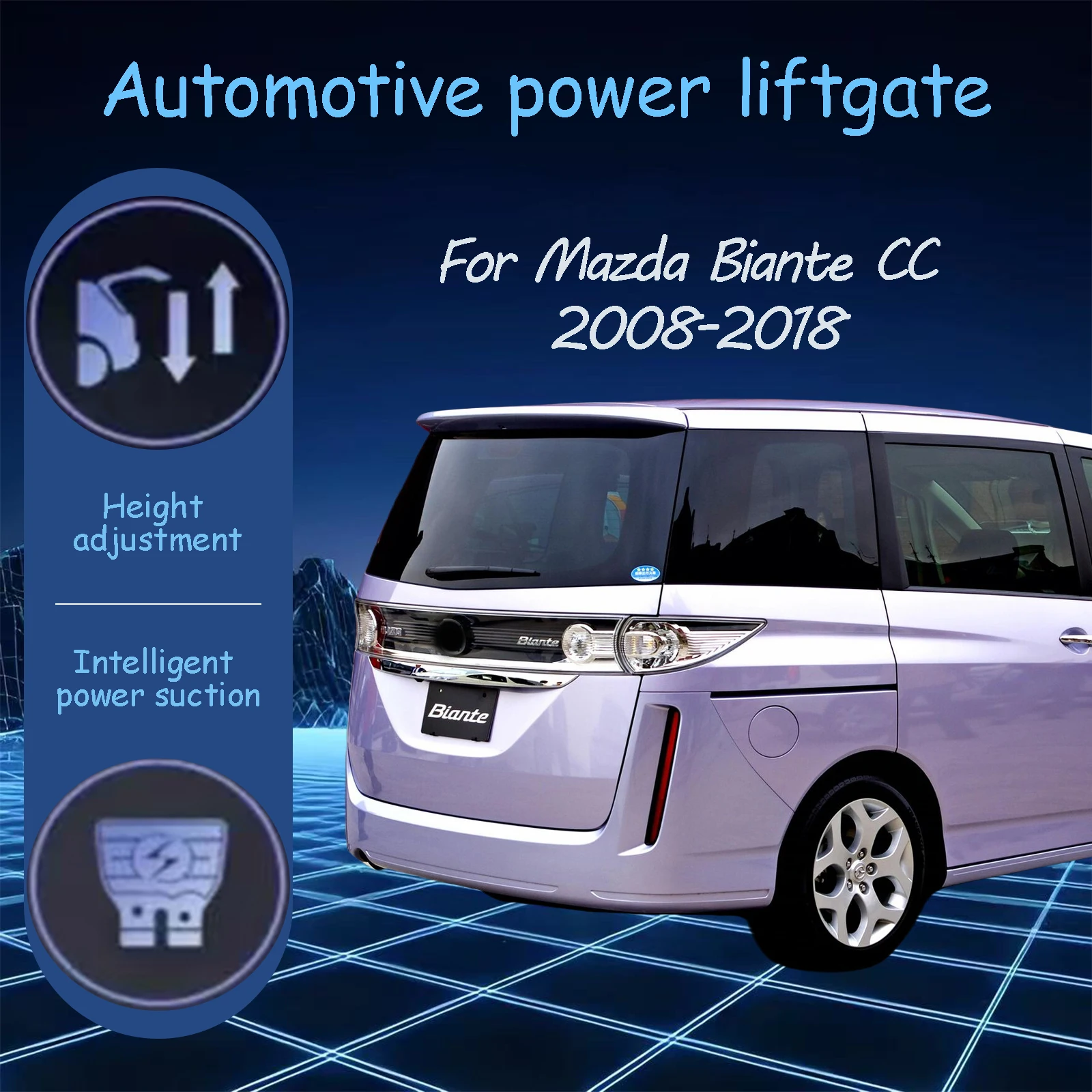 

For Mazda Biante CC 2008-2018 Electric tailgate automatic suction locks suitable Trunk modification system
