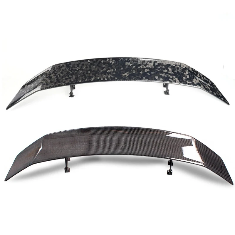 

High Reputation Car Decoration Universal Racing GT Real Forged Carbon Tail Sedan Wings ABS Rear Spoilers Wing