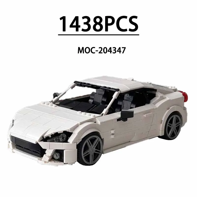 Classic Car MOC-204347 Supercar Car Toy Building Block Toy Model 1438PCS Birthday Gift for Boys Christmas Gift for Kids