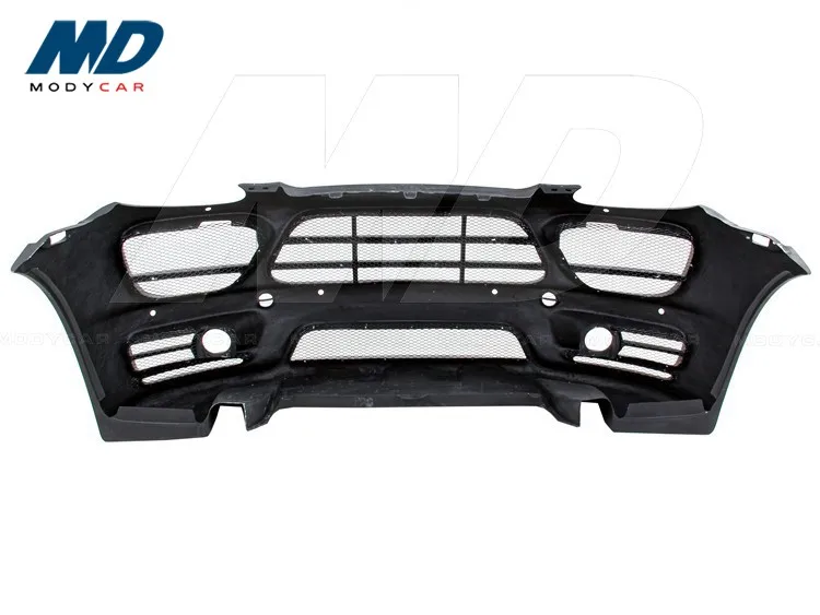 HM Style Half Carbon Fiber Narrow Front Bumper for 2010-2014 Porsche Cayenne 958