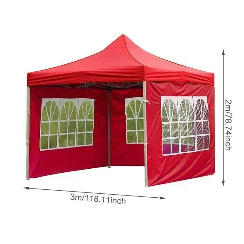 Sunshade Tent Cloth Frameless Folding Waterproof Translucent Oxford Party Camping BBQ Wedding Gazebo Outdoor Marquee Tarpaulin