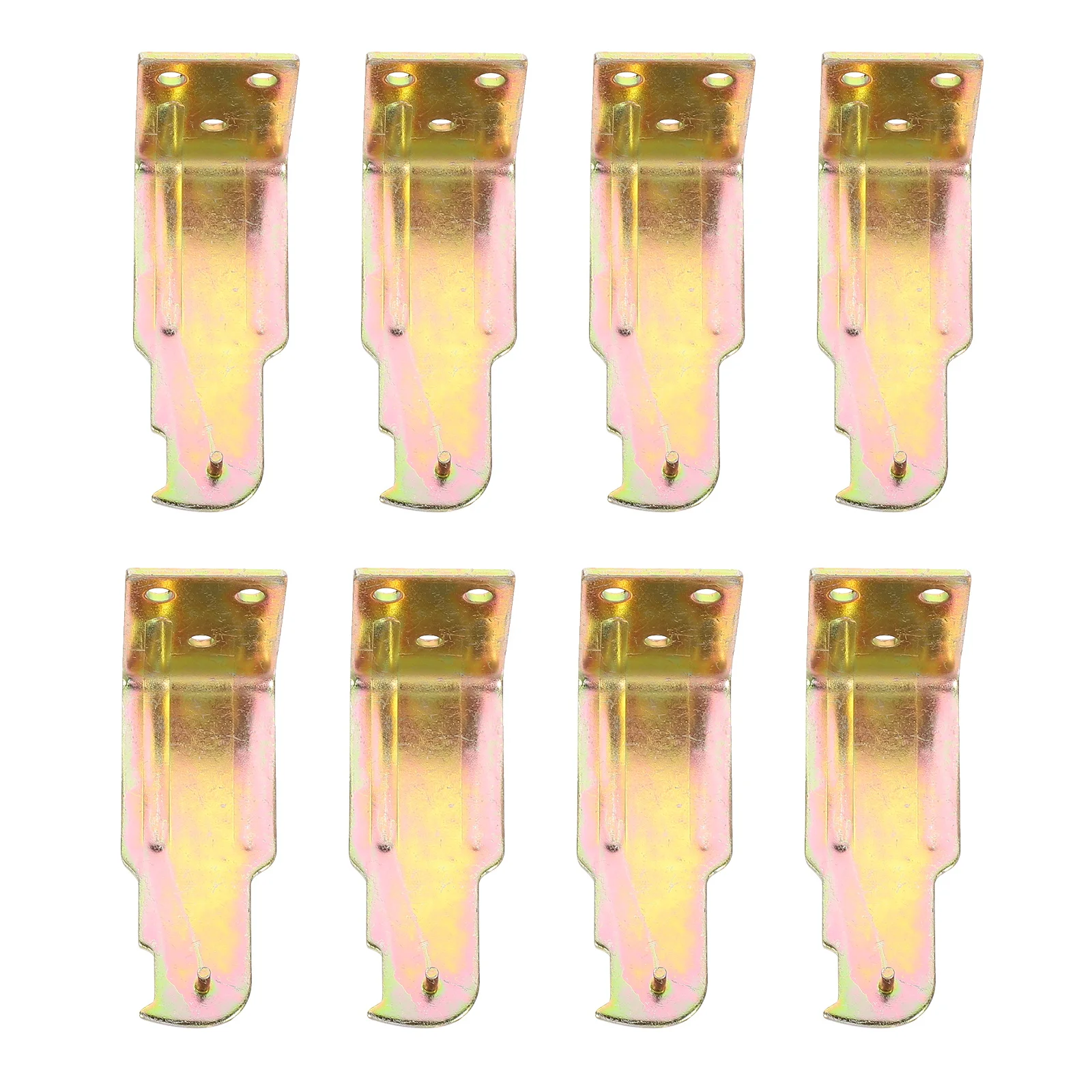 

8pcs Wall Mounted Fire Extinguisher Heavy Duty Zinc Alloy Bracket Silver Durable Rack Car Trunk Storage Sturdy Long Use Holder