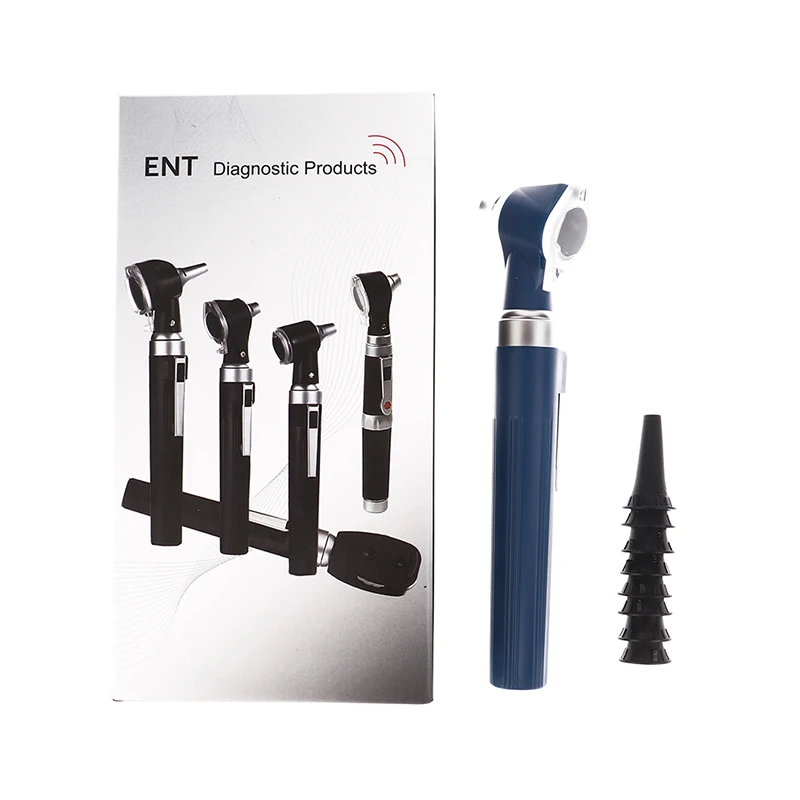 Professional Otoscopio Diagnostic Kit Medical Home Doctor ENT Ear Care Endoscope LED Portable Otoscope Ear Cleaner With 8 Tips