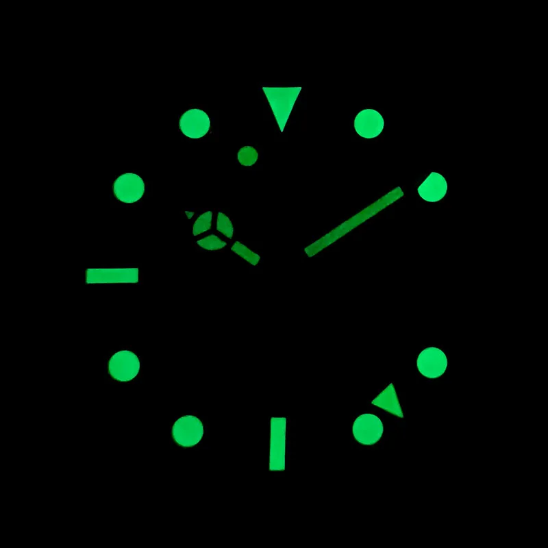 BLIGER 29mm GMT Watch Dial And  Gold Hands With Gold GMT Text Gold Index Green Luminous For NH34 Movement Black Green White Blue