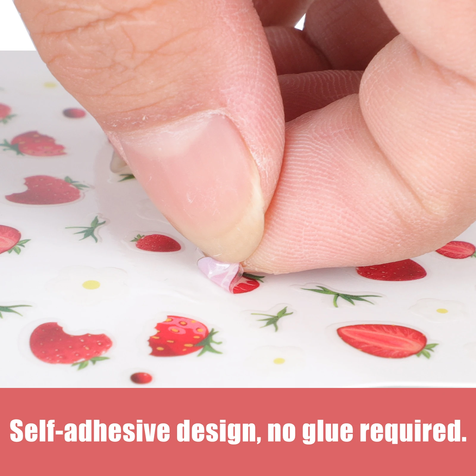 

6 листов сельские наклейки для дизайна ногтей, декор, цветочные наклейки для ногтей, пластиковые декоративные наклейки для маникюра для девочек