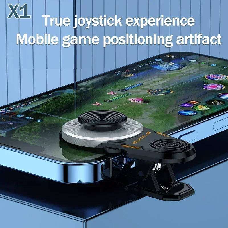 1Pc Portable Mobile Phone External Joystick Game Walking Moving Game Controller X1 for IPhone Android LOL PUBG Gaming Accessorie