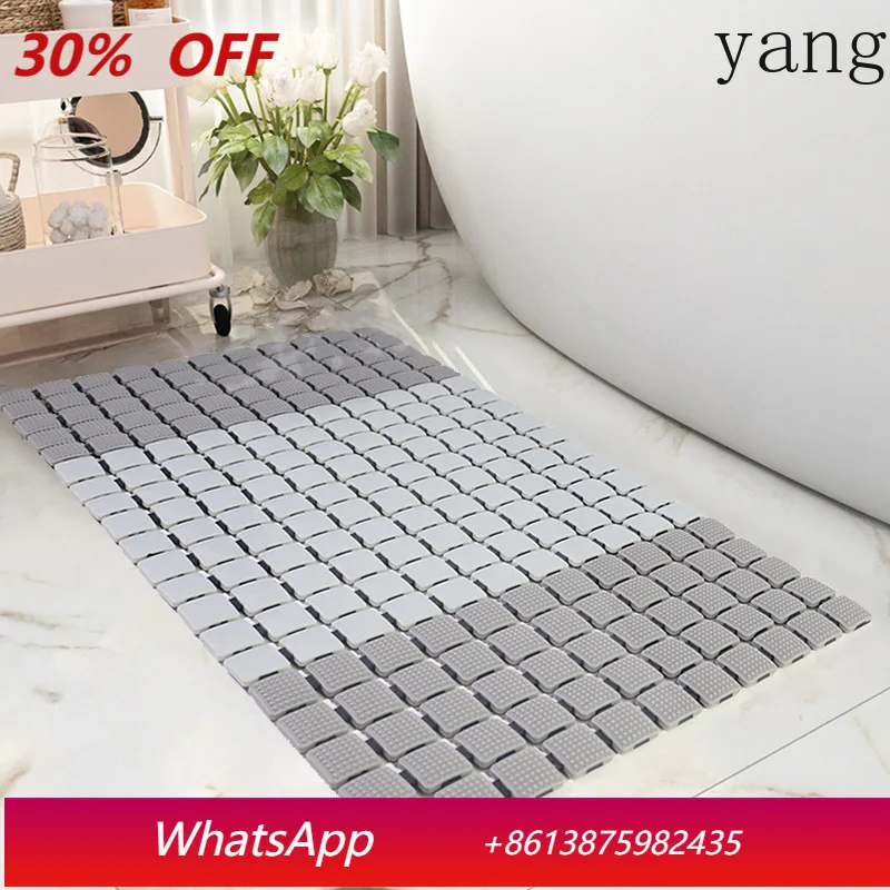 

Нескользящий модульный коврик YJQ для ванной, кухни и дома, можно резать, водонепроницаемый и грязеотталкивающий.