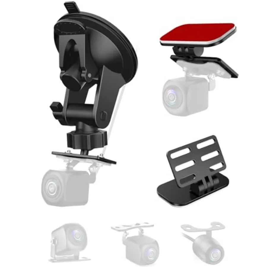 

Rear Camera Mount 2 Pcs versal Windshield Backup Camera Mount Adjustable Dash Cam Brat
