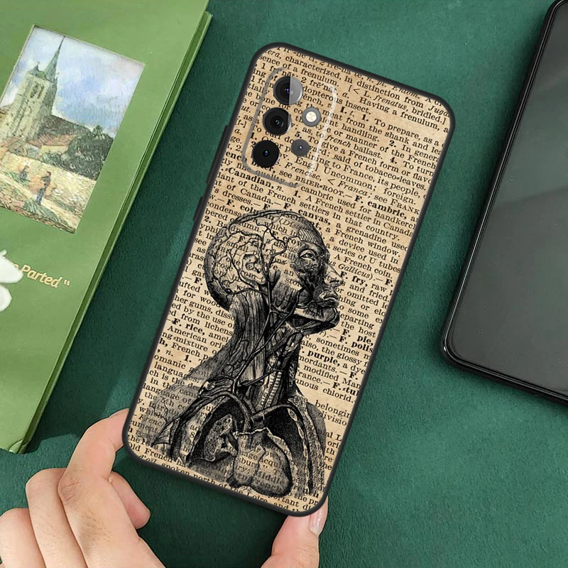 Medical Human Organs Heart Art Case For Samsung Galaxy A54 A51 A71 A31 A41 A12 A22 A32 A52 A72 A52S A14 A70 A53 Cover