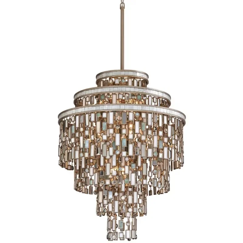 Large Crystal Chandelier for Hotel Lobby American Style Lighting Fixture for Sales Center Sand Table Project Decor