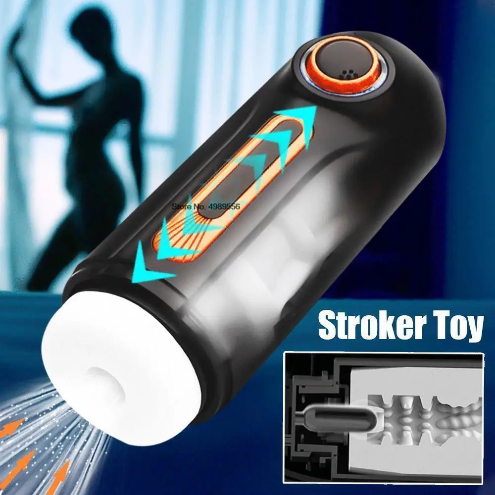 

Automatic Masturbator Cup Male Masturbation Pussy Vagina 10 Modes Vibration 4 Frequency Sucking Pocket Pusssy Sexual Toy for Man