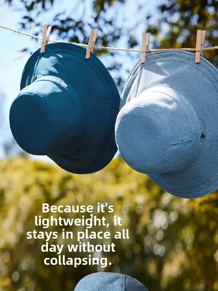 Banana Leaf Double-Sided Fisherman Hat UV Protection Windproof Large Brim Outdoor Women's Hat Spring Summer Autumn Season