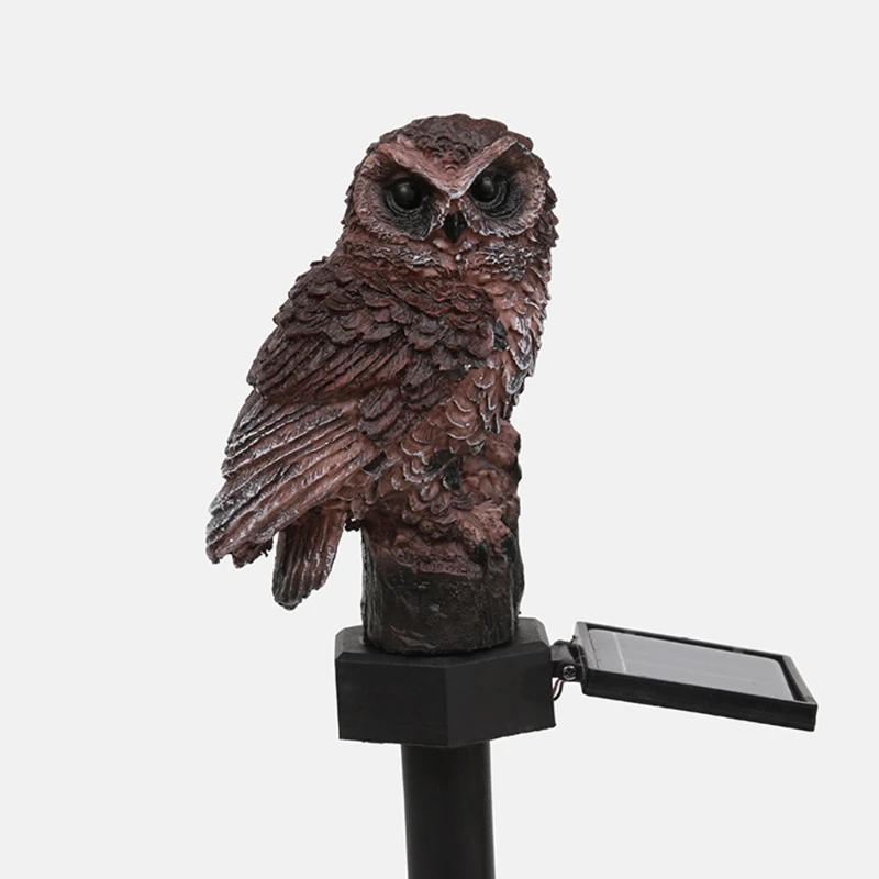 

Garden Solar Lights Outdoor Decorative Resin Owl Solar LED Light with Stake for Garden Lawn Pathway Yard Decor Drop shipping