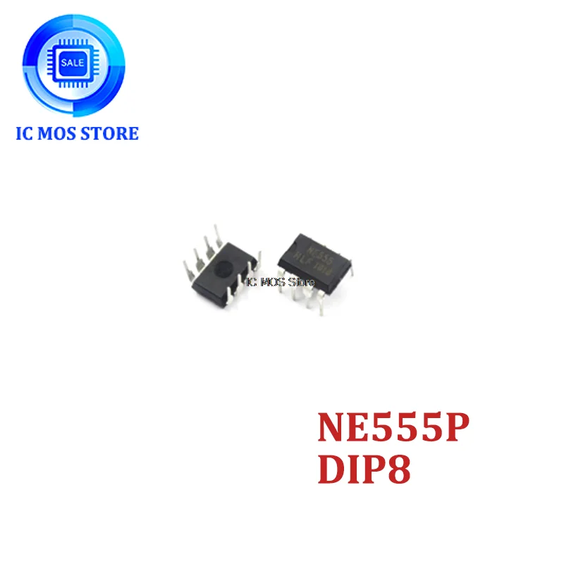 

10PCS NE555 NE555P DIP8 NE555N DIP 555 Timers DIP-8 new and original IC