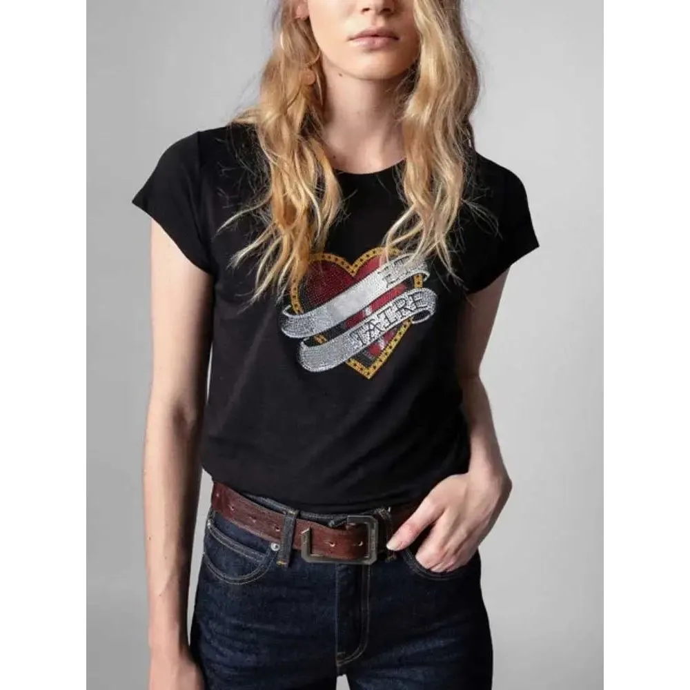 

Super Chic Cotton ort Sve T-irt Love Letter Printing Faionable Ladies' Tee Comfortable Soft Material