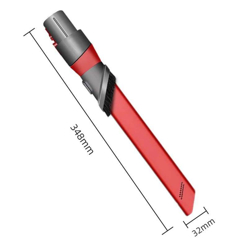 Dla Dyson V7 V8 V10 V11 V12 V15 części do czyszczenia próżniowy bez usuwanie pyłu miękka szczotka + szczelinowa szczotka do czyszczenia + wąż + przełącznik blokady