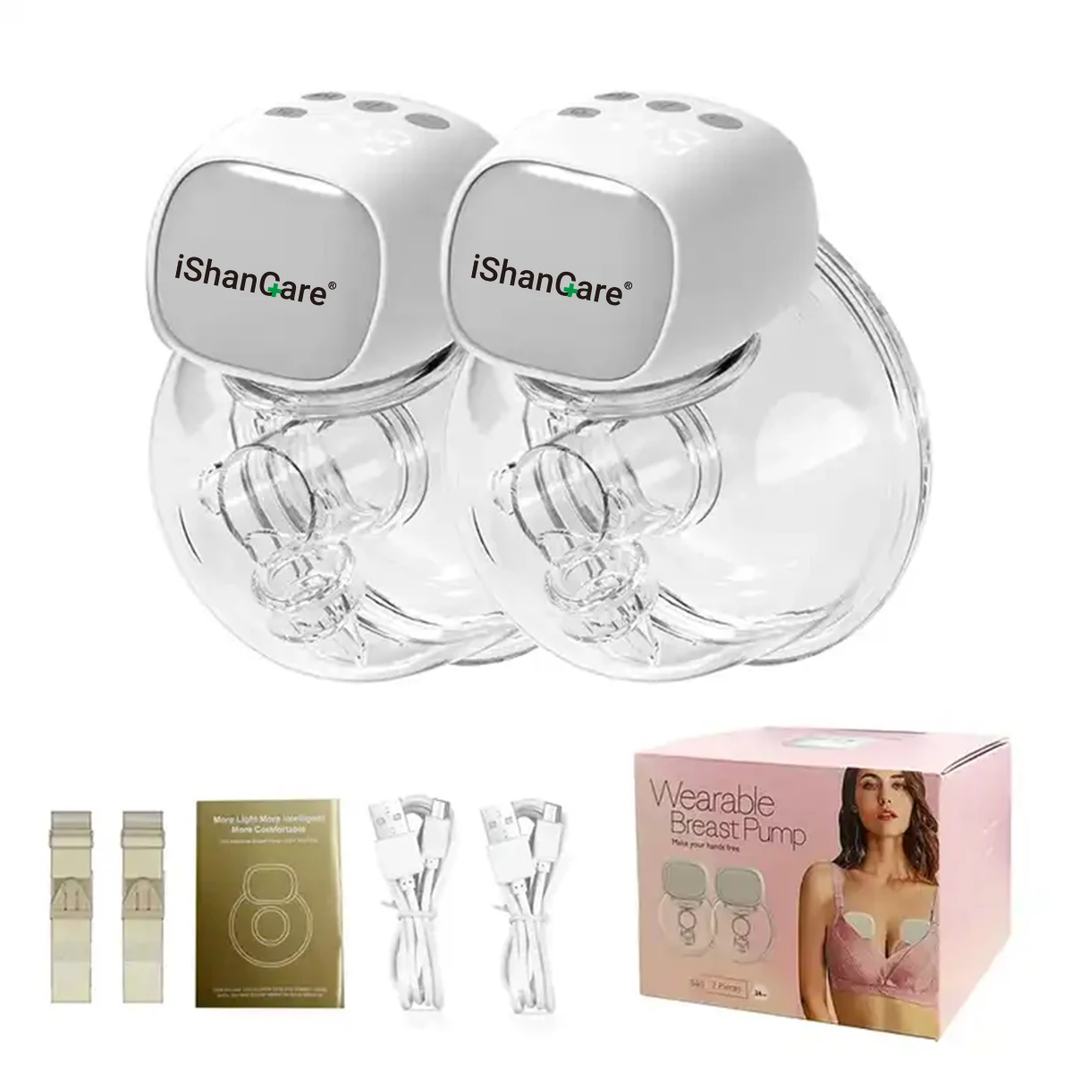 

S40/S9pro Wireless Hands Free Breast Pump Wearable Breast Pump Rechargeable High Suction Electric Breast Pump
