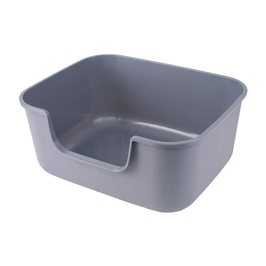 

Ящик для кошачьего туалета с высокими сторонами, Ящики для кошек в помещении, Лоток для кошачьего туалета для котенка, Лоток с низким входом, Легко чистится, ПротиSp