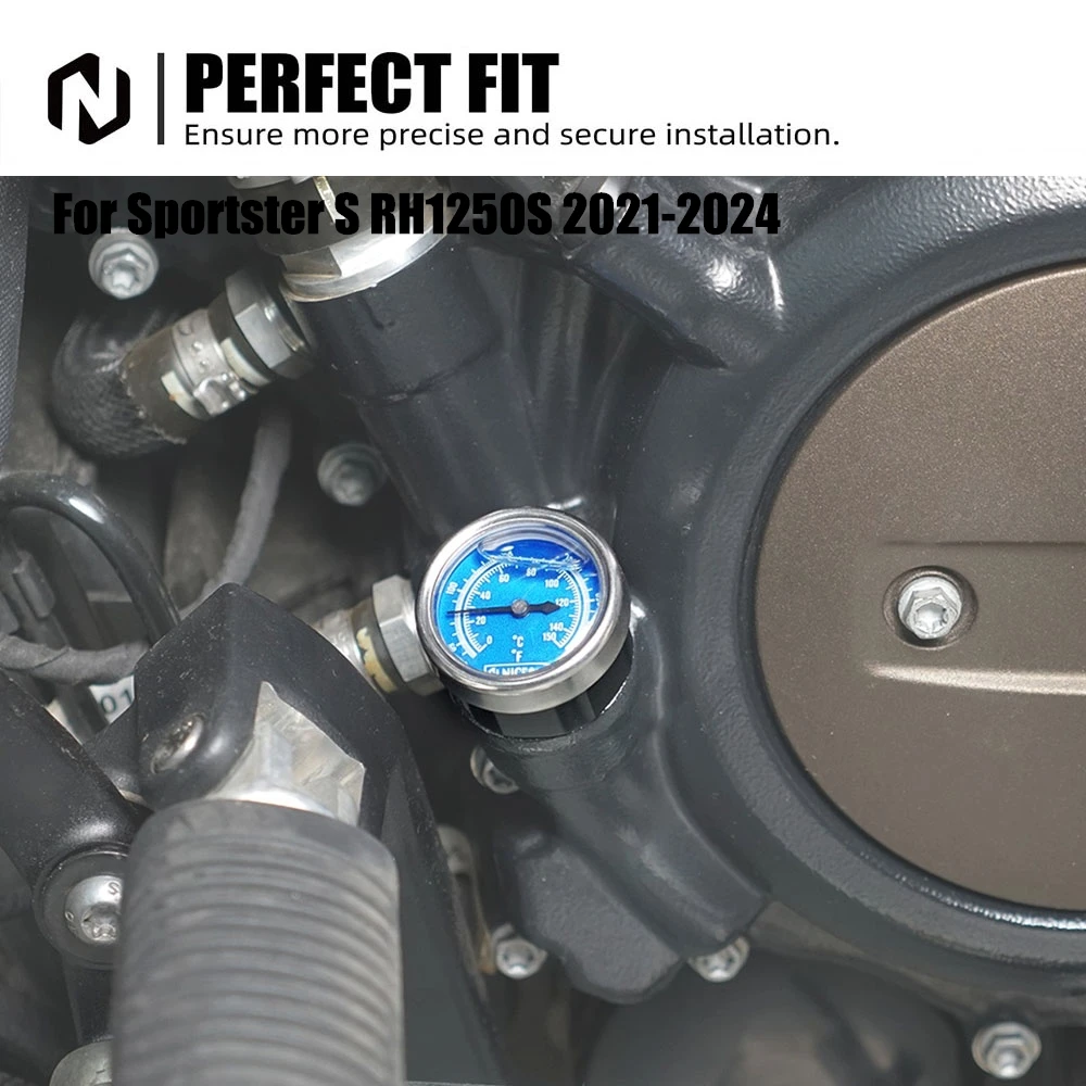 For Harley Sportster S RH1250S 2021-2024 Oil Dipstick W/ Thermometer For Harley Pan America 1250 Special RA1250S Nightster RH975