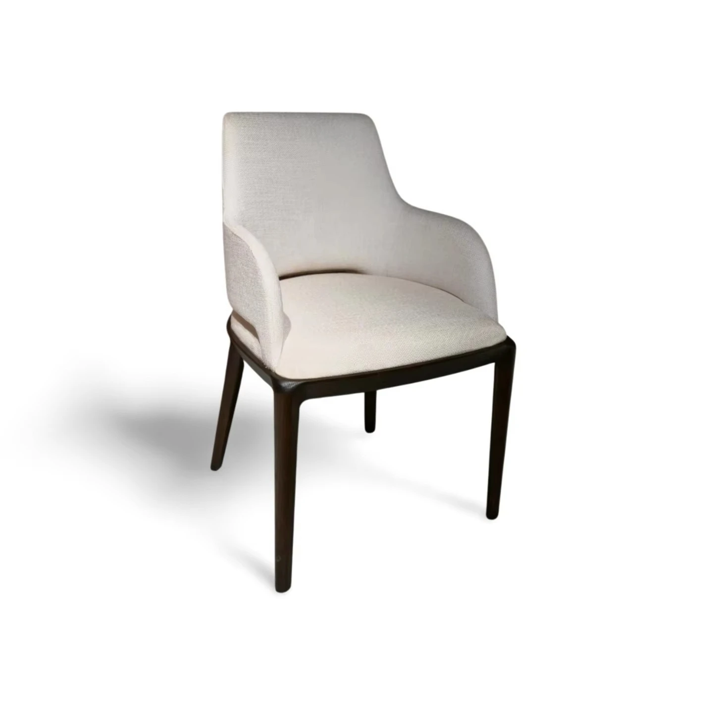 

Moderne Einfachheit Stoff Schreib Stuhl Massivholz Rückenowel для Wohnzimmer Esszimmer Restaurants Lager