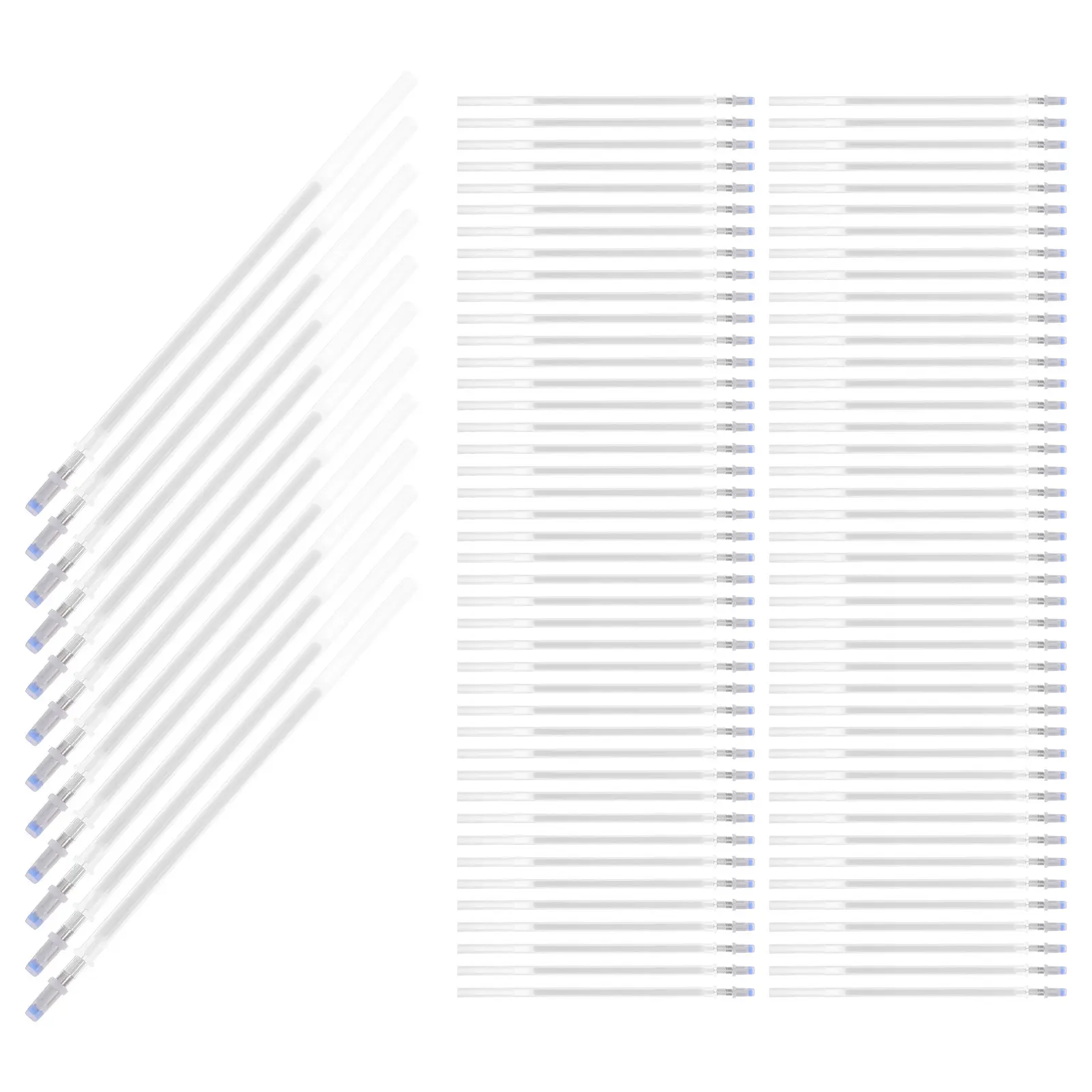100Pcs Heat Erasable Fabric Marker Refills Temporary Precision Pattern Marking Pen for Quilting Sewing Embroidery Tailoring