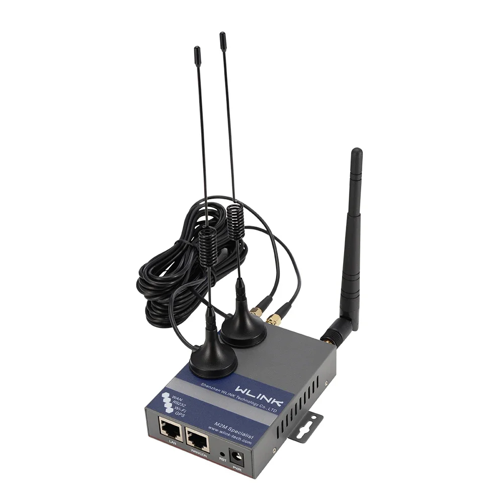 Enrutador Industrial compacto R200 4G, 2 LAN, 2,4 GHz, WIFI, M2M, carcasa de Metal, 4G